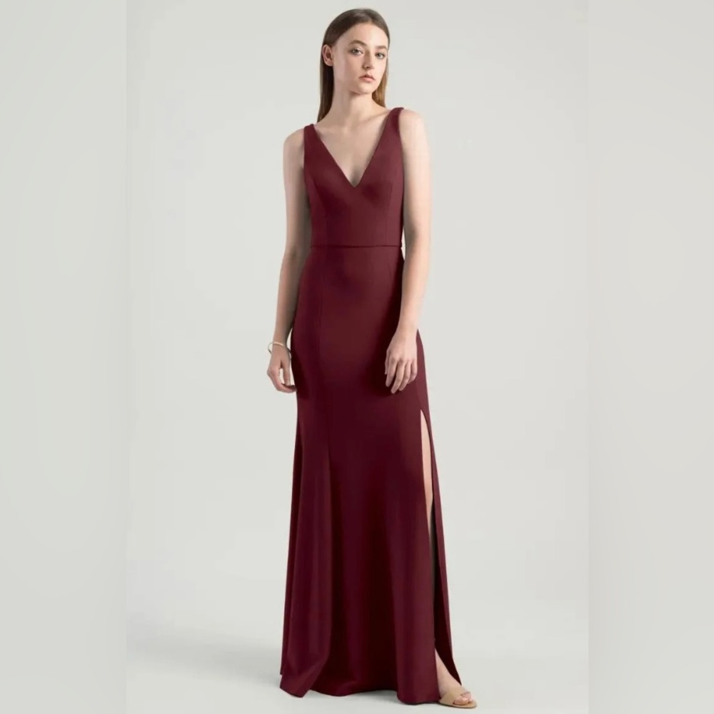 Jenny Yoo Lyonne Hibiscus Long Dress